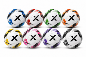 ลูกฟุตบอลเด็กแบบกำหนดเอง X |   สีขาว สีดำ สีทอง |   โลโก้ X |   ผู้ผลิต OEM ODM |   คุณภาพการออกแบบระดับพรีเมียม - Product Image 5