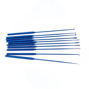 Micro-crochet manuel pour nerfs et vaisseaux de 21 cm en acier inoxydable/titane, instrument chirurgical, micro-spatule dissectionneuse de précision MOL - Product Image 2