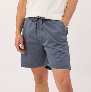 Men's Plus Size Bermuda Shorts Solid Color <b>Drawstring</b> Waist Casual Woven Polyester Shorts - Product Image 2