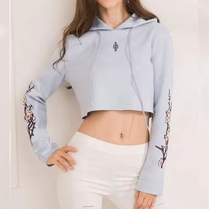 Sweat-shirts et hoodies personnalisés avec logo pour femmes, 100% coton, en molleton épais, coupe ample, hoodies vierges pour femmes - Product Image 1