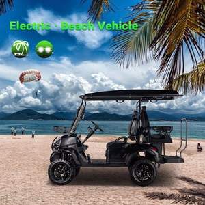 Moteur AC 48V 5000W Pneus de route 18 pouces Suspension indépendante Voiturette de golf électrique pour la chasse Scenic Spots Farms-Durable pour le golf - Product Image 5