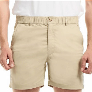 Custom Men's Solid Pattern Training Shorts Knitted Elastic Waist Gym Shorts with Drawstring Streetwear Casual Blank Cargo Shorts - Product Image 3