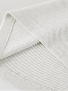 Chemise piqué blanche à manches courtes pour homme, couleur unie, respirante, en viscose/coton, séchage rapide, coupe décontractée élégante - Product Image 6