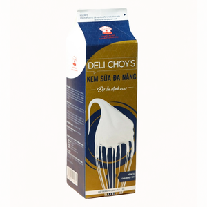 Crema No Láctea al por Mayor para Repostería, Crema Batida para Cocinar Vietnam Deli Choy's 1KG HALAL, Fábrica OEM/ODM Global White - Product Image 1