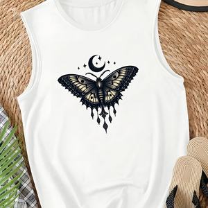 Papillon complexe et lune Gilet décontracté pour femme - Product Image 2