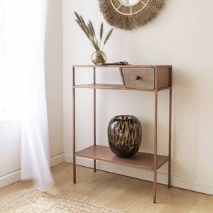 Consola metálica Vandana Elara Grand con efecto cobre - Product Image 1