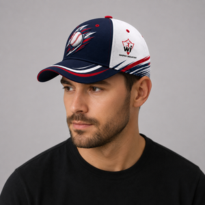 Warpro Industry Baseball Cap 6-Panel Adjustable Breathable Mesh Embroidered Logo Sporty Style Unisex Adult Spring Summer - Product Image 5