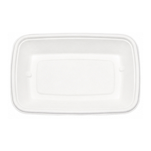 Barquette alimentaire rectangulaire en bagasse de 10 oz, jetable, compatible micro-ondes, biodégradable, écologique, compatible congélateur, pour fêtes - Product Image 2