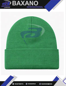 หมวกไหมพรมปักลาย 3 มิติ สีเขียวและสีขาว ของชมรมนักศึกษา Iota Phi Lambda IPL รุ่น Winter Beanie คุณภาพพรีเมียม - Product Image 5