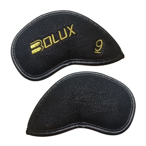 Venta Directa de Fábrica: Juego de Fundas Magnéticas para <span class=keywords><strong>Palos</strong></span> de <span class=keywords><strong>Golf</strong></span> de Diseño Vintage Personalizado, Fundas de Cuero Bordadas al por Mayor con Logotipo - Product Image 1