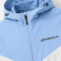 Vestes de sport personnalisées en patchwork de couleurs pour l'automne et l'hiver, coupe-vent imperméable de poids moyen, veste de ski pour l'entraînement et le fitness, unisexe