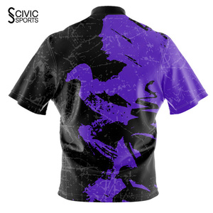 Custom Men High Quality Jersey for Shirt Quick Dry Cotton Full Print Embroidered Logo Short Sleeve Casual for Tennis <b>Bowling</b> - Product Image 4