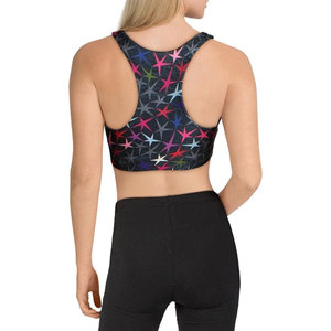 Ensemble d'entraînement respirant FITME SPORTS pour femmes, soutien élevé, coussinets de poitrine amovibles, bretelles larges, Spandex/Polyester - Product Image 5