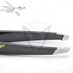 Pinzas Profesionales para Cejas de Acero Inoxidable de Grado Quirúrgico con Punta Curva para Extensión de Pestañas, Depilación y Maquillaje - Product Image 4