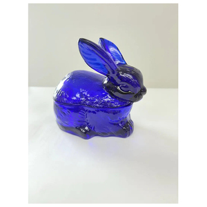 Figura de Conejito en Miniatura Estilo Vintage con Nido, Tipo Indiana Mosser, Conejo de Pascua Coleccionable, Decoración - Product Image 4