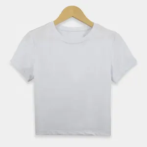 Camiseta Corta Informal para Mujer, Cómoda y Transpirable, Ropa Ecológica y Duradera con Servicios de Diseño OEM - Product Image 3
