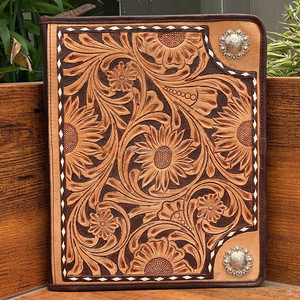 แฟ้มเอกสารหนังแท้อเนกประสงค์แบบ A4สไตล์ผู้บริหารแฟ้มหนังแท้สำหรับใส่บัตรและคลิป - Product Image 4