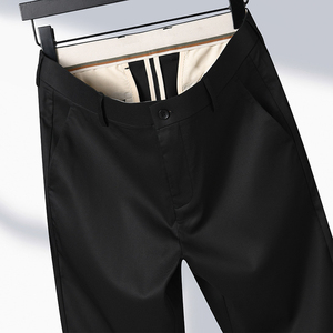 Best Quality Polyester/Rayon <b>Material</b> Custom Logo OEM New Style Fashion Quick Dry Lightweight Office Formal Dress Pants for Men - Product Image 6