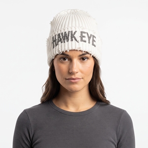 Wholesale Unisex <b>Acrylic</b> Color <b>Block</b> Fisherman Beanie Short Cuff Distressed Winter Knit Hat Custom Logo - Product Image 1