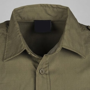 Men's Long Sleeve Workwear Tactical <b>Shirt</b> Solid <b>Color</b> Turn-down Collar Two Pockets Casual Tactical Style <b>Shirts</b> For Sale - Product Image 6