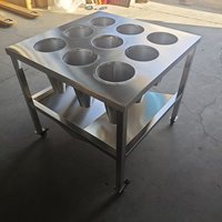 Équipement de traitement de volaille table conique saignante pour tuer les poulets