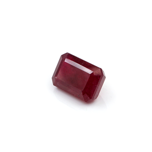 Rubis naturel de Bangkok octogonal 13,49 carats, pierre précieuse de rubis naturel taillée en facettes pour la fabrication de bijoux, prête à l'emploi - Product Image 4