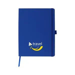 สมุดโน้ต PU ขนาด B5 พร้อมห่วงใส่ปากกา ริบบิ้นคั่นหน้า แถบยางยืด และที่ใส่กระดาษ - Product Image 2