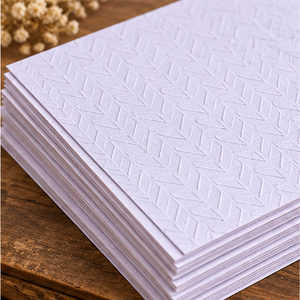 Hojas de Papel Hechas a Mano con Patrón Chevron de Lavanda Premium, para Invitaciones de Boda, Envoltura de Regalos y Manualidades - Product Image 3