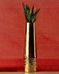 แจกันดอกไม้โลหะตกแต่งหรูหราสำหรับจัดดอกไม้ ตกแต่งบ้านสไตล์โมเดิร์นสำหรับห้องนั่งเล่น - Product Image 6