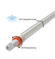 Éclairage pour poulailler, tubes LED à spectre complet pour poulets, éclairage professionnel, lumière étanche IP67, LED à montage rapide