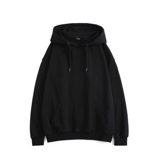 Sweat-shirt à capuche marron pour femme, sweat-shirt marron surdimensionné, sweat-shirt à capuche marron à col rond avec motif, sweat-shirt confortable, logo personnalisé, sweats à capuche noirs - Product Image 4