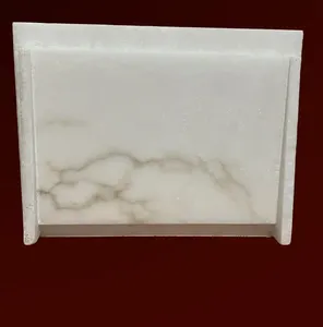 Premium Handmade White Marble Photo <b>Frame</b> <b>with</b> Floral Print for & Lightweight for Home Decor & Gifts - Product Image 2