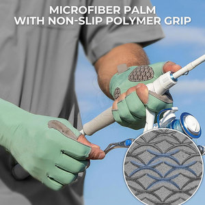 Guantes de Pesca Elásticos y Transpirables con Palma Reforzada, Diseño de Dedos Flexibles y Comodidad Ligera - Product Image 4