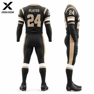 Tenues personnalisées de football américain X Sports City pour l'équipe de côté du terrain, ensemble personnalisé imprimé par sublimation, séchage rapide, respirant - Product Image 2