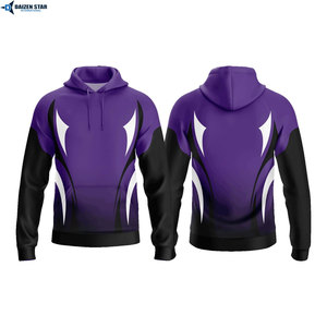 เสื้อฮู้ดสไตล์สตรีทสำหรับออกกำลังกาย ผลิตเสื้อผ้ากีฬาแบบ Private Label - Product Image 2