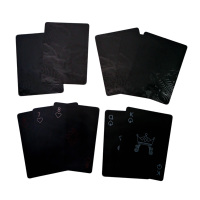 Cartes à jouer de casino en PVC brillant, personnalisées avec logo, recyclables, 100 % jet d'encre, pour promotion, vente en gros