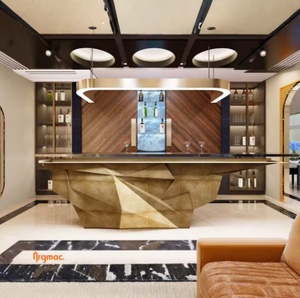 Barra de Bar Moderna y Lujosa Argmac Harveys 2026 con Iluminación LED, Mueble de Bar Elegante para Apartamentos, Villas y Salones - Product Image 1