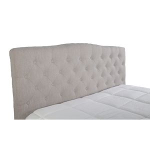 Letto Imbottito King Size con 2 Comodini, Elegante Set di Mobili Imbottiti - Product Image 5