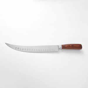 Cuchillo de Chef Santoku Profesional Premium, Ultra Afilado, de Acero Inoxidable con Mango de Madera Hecho a Mano, Accesorios de Cocina para Cortar - Product Image 2
