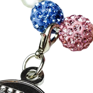 Crystal and Pearl Beaded <b>Bracelet</b> with Crystal Charm <b>Stretch</b> Wrist <b>Bracelet</b> Fashion Jewelry Gift for Women Everyday Wear - Product Image 6