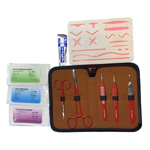 Kit de pratique de suture chirurgicale pour l'enseignement, kit de suture personnalisé, kit complet de formation à la pratique de la suture - Product Image 1