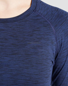 Camiseta Deportiva Personalizada de Primera Calidad para Mujer, Cuello Redondo, para Gimnasio y Running, Secado Rápido, Spandex, Poliéster, Impresión Digital - Product Image 4