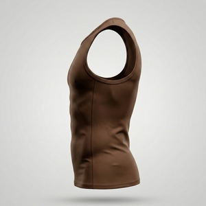 Débardeur de sport respirant pour homme 100 % polyester à séchage rapide, idéal pour l'entraînement et la course en extérieur - Product Image 4