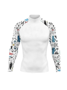 OEM Women's MMA Rash Guard <b>Long</b> Sleeve High Quality Compression Apparel - Product Image 2