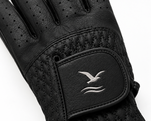 Guantes de Golf de Cuero Genuino Negro con Logotipo Personalizado Premium, Alta Adherencia, Acolchados, Suaves y Transpirables, para Hombre y Mujer - Product Image 3