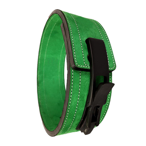 Ceinture de musculation unisexe 2026 en cuir de vachette respirante, réglable, antidérapante, avec logo personnalisé et boucle à levier pour une protection professionnelle - Product Image 2