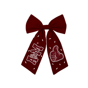 Pinces à cheveux en tissu de coton faites à la main avec nœuds perlés et perles de rocaille personnalisables pour femmes, idéales pour la rentrée scolaire et les occasions festives - Product Image 5