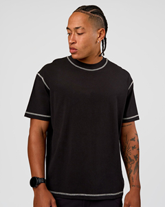 Camiseta Personalizada de Alta Calidad para Hombre, Estilo Holgado, Streetwear, 100% Algodón, Diseño Gráfico, Talla Grande, de Lujo - Product Image 3