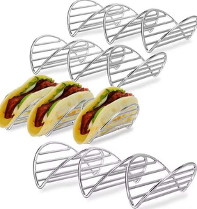 Bandeja de servir de acero con diseño único para queso y frutas, ideal para hoteles, bares y restaurantes. Nueva bandeja para tacos. Utensilio de cocina. - Product Image 3