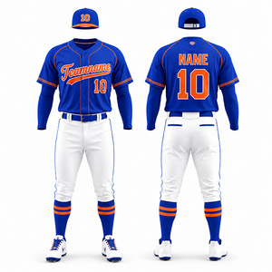 Uniforme de Béisbol Personalizado Sublimado con Botones, Unisex, de Secado Rápido y Transpirable - Product Image 4